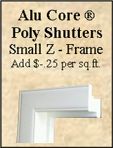 Alu Core Poly Shutters